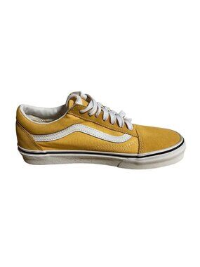 Vans Old Skool Yellow Low Top Sneakers Size 6 Mens 7.5 Womens Skater Streetwear